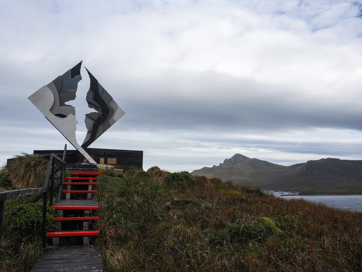Albatros-Denkmal auf Kap Hoorn