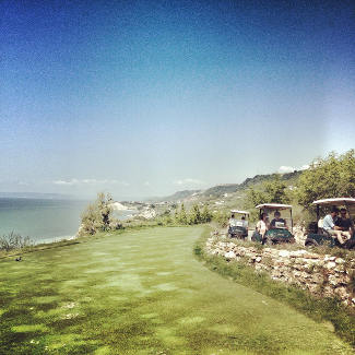 Auf dem Golfplatz von Thracian Cliffs