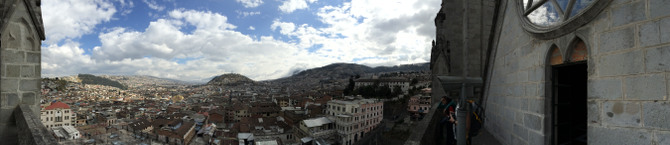 Panorama von Quito