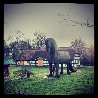 Schliemannmuseum mit Trojanischem Pferd