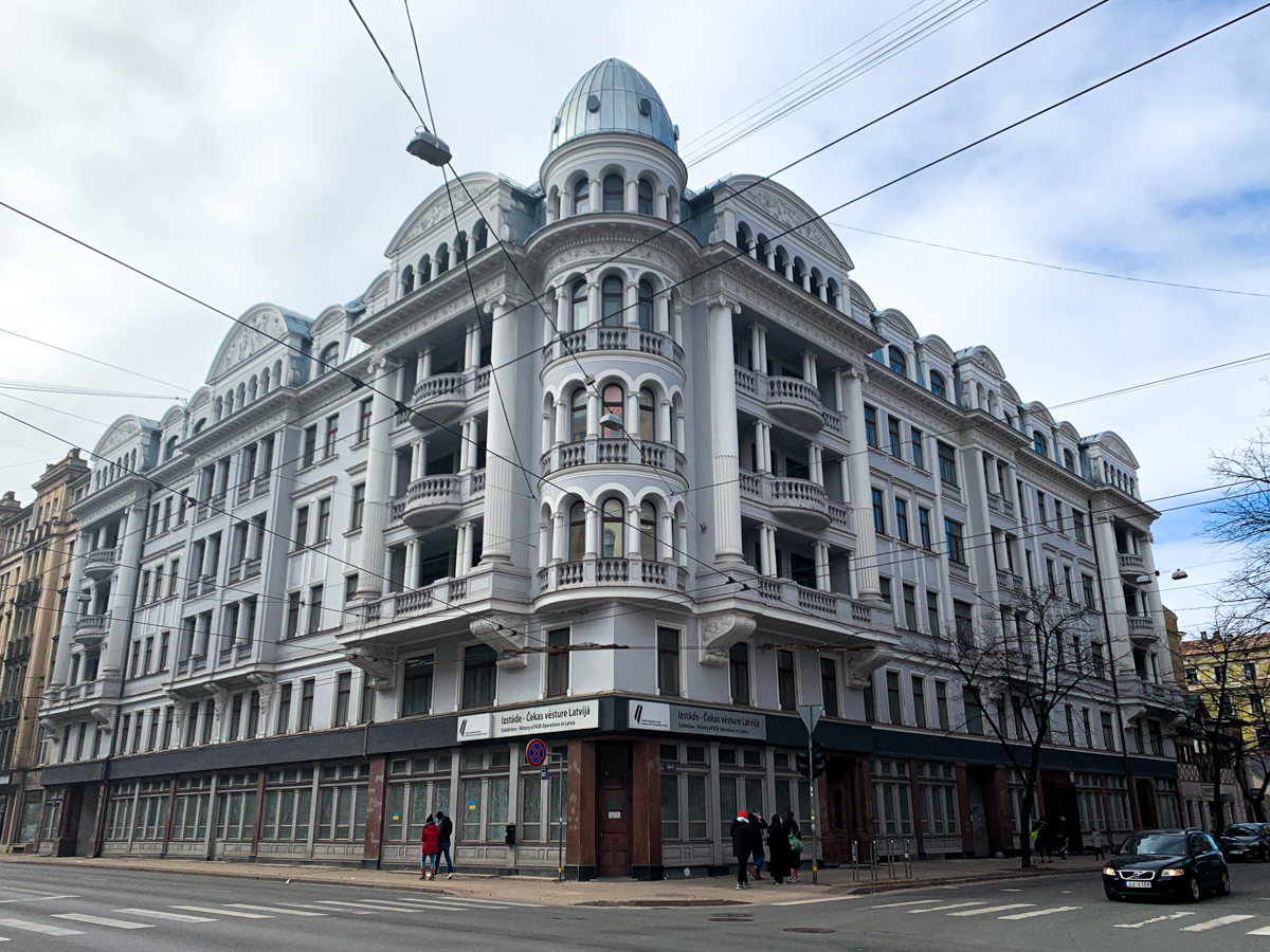 Lettland Riga KGB Gebäude