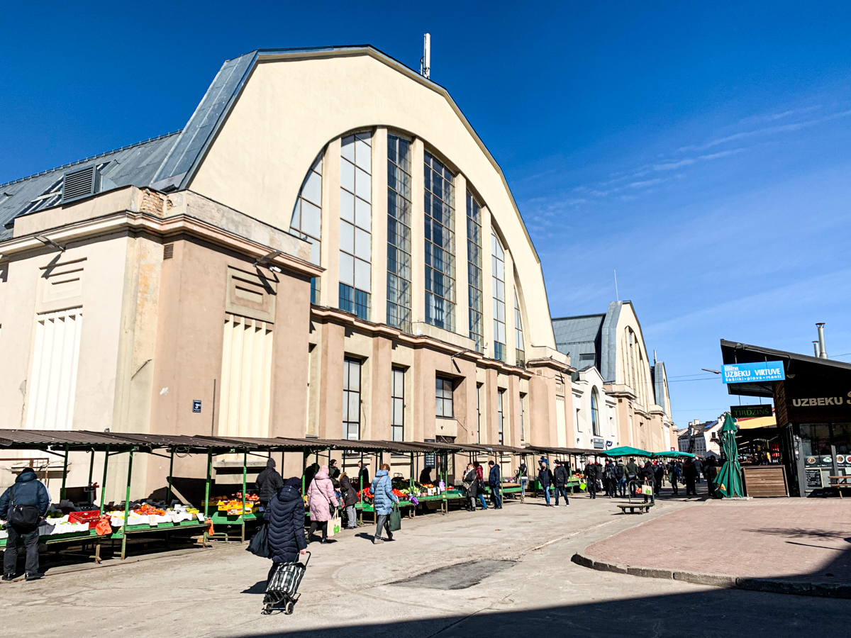 Lettland Riga Zentralmarkt