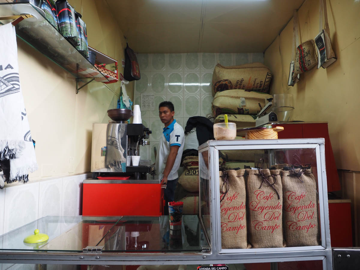 Kaffee, Mercado De Paloquemao, Bogota